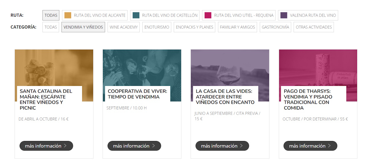 Planes en vendimia, enoturismo comunidad valenciana, rutas del vino, ruta del vino